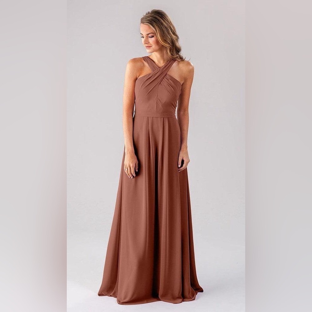 Brand New Kennedy Blue Elegant Bridesmaid Spice Elena Long Dress Women’s Size 8